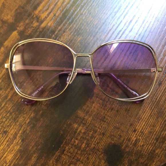 Accessories - Fashion Purple Gradient Sunglasses